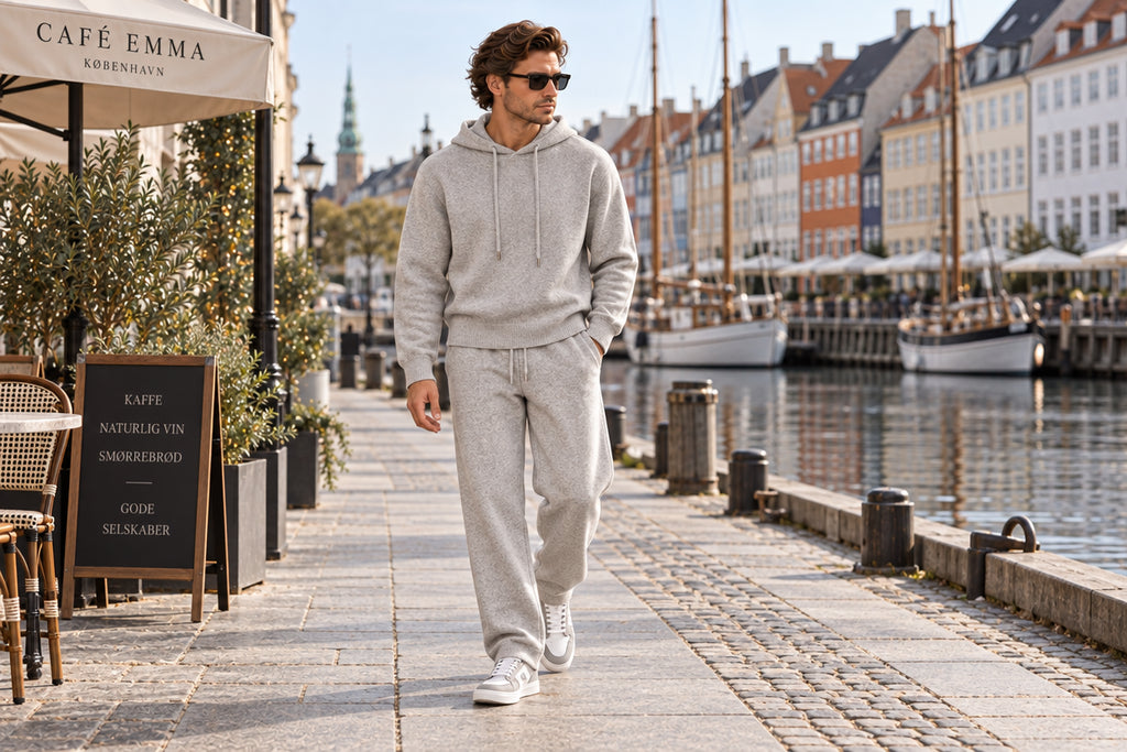 The Sestriere Wool Knit Hooded Set